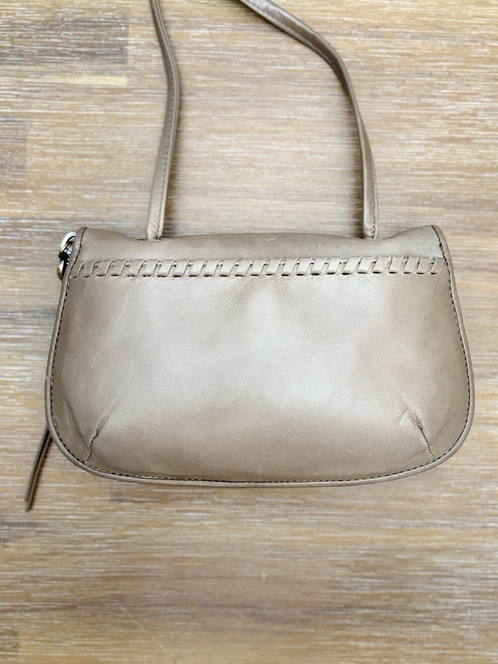 HOBO International Women’s Crossbody Bag Taupe (Cobblestone) Leather Purse